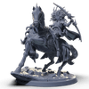 White Horseman - Mounted